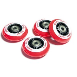 Racer Wheels (Ersatzräder) Schwarz / Rot